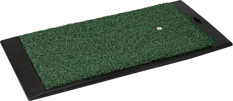 Callaway FT Launch Zone Golf Hitting Mat with Rubber Backing Golf Putting Mat, Green, 1' x 2'