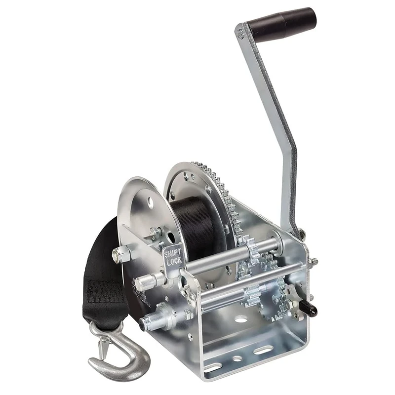 Fulton 142415 Dual Speed Winch with 20' Strap - 2600 lbs. Capacity, 1 Pack