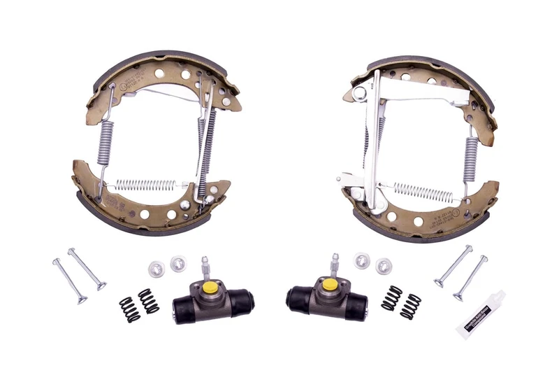 HELLA 8DB 355 003-711 Brake Shoe Set - R0230 - for e.g. AUDI / SEAT / VOLKSWAGEN - Image 1