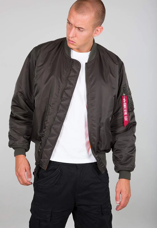 Alpha Industries Men's MA-1 Bomber Jacket, Navy, XX-Small