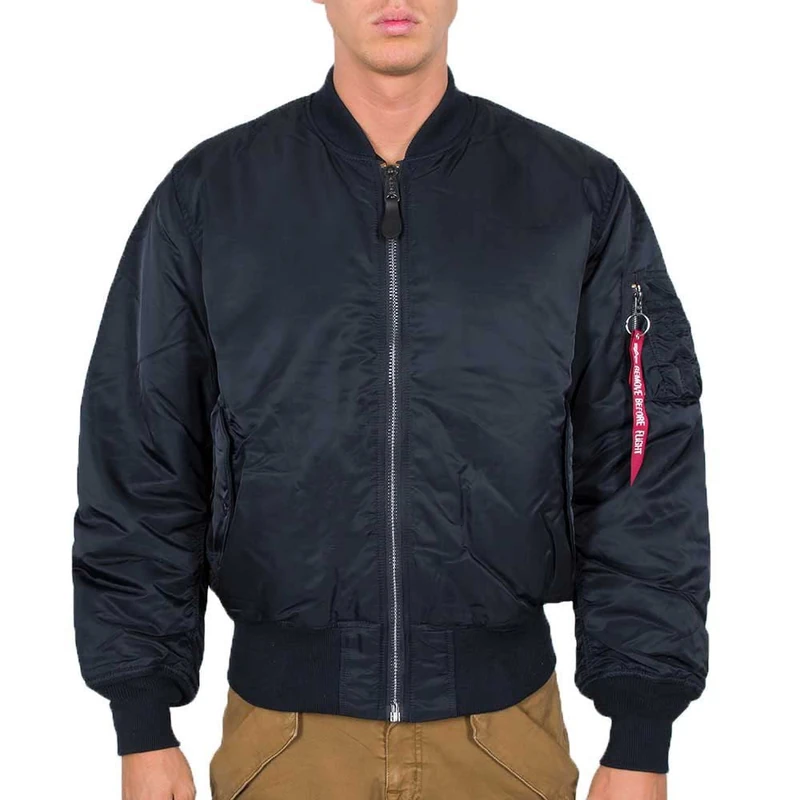 Alpha Industries Men's MA-1 Bomber Jacket, Rep.Blue, XXXS