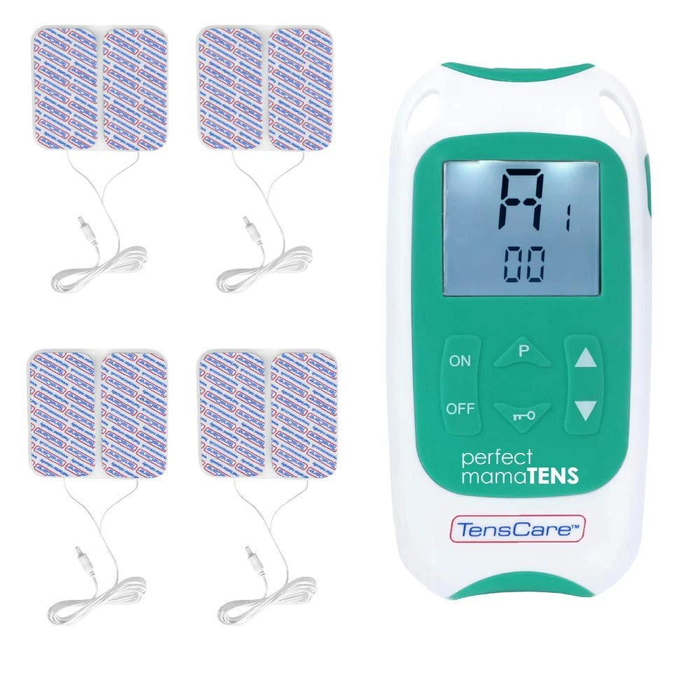 TensCare Perfect mama TENS - Natural Pain Relief Unit using Clinically Proven TENS Programmes. Perfect for Labour and after Childbirth. Includes 4 Extra Electrode Pads