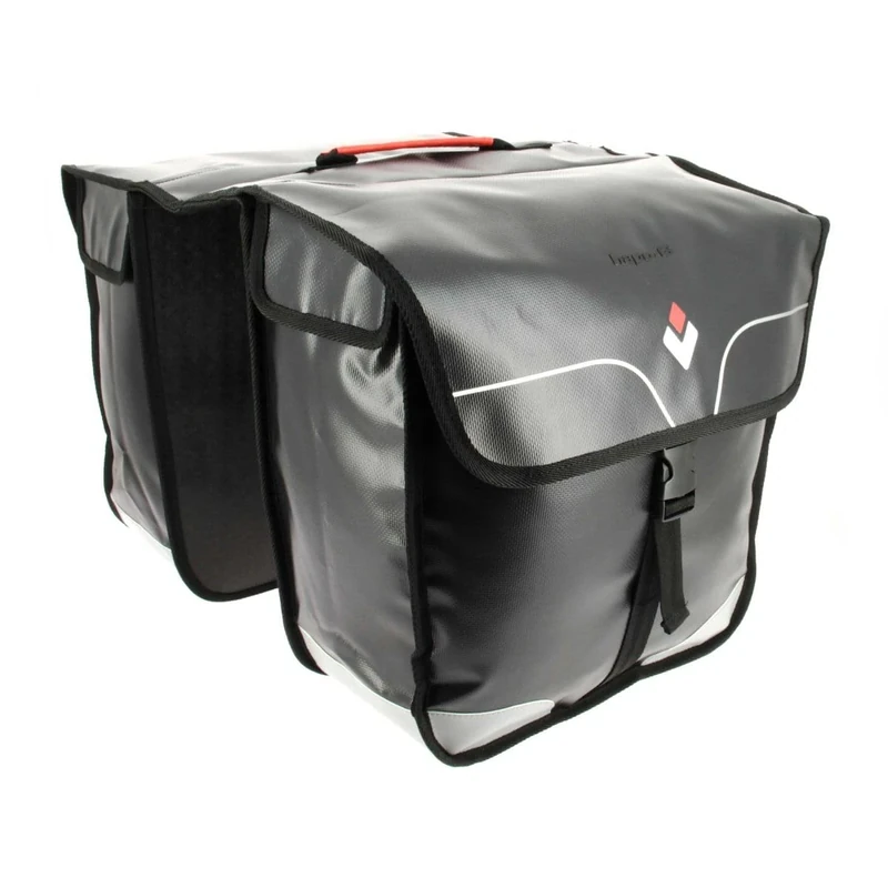 HAPO-G DOUBLE PVC BAG ON LUGGAGE RACK W/REFLECTION.