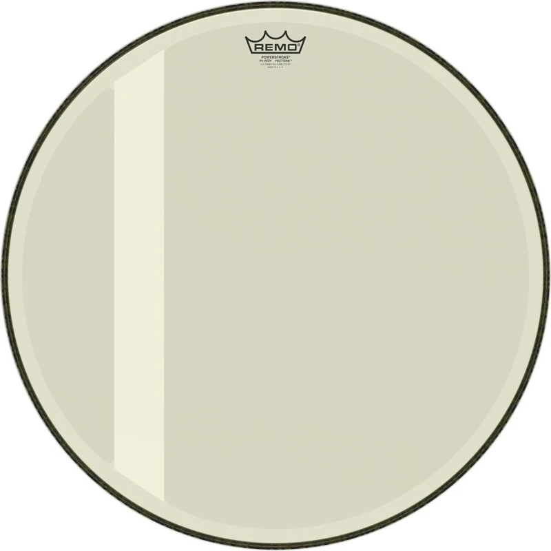 Remo Powerstroke 3 Hazy Felt Tone Drum Head 24 Inches P3-1024-00-FLT