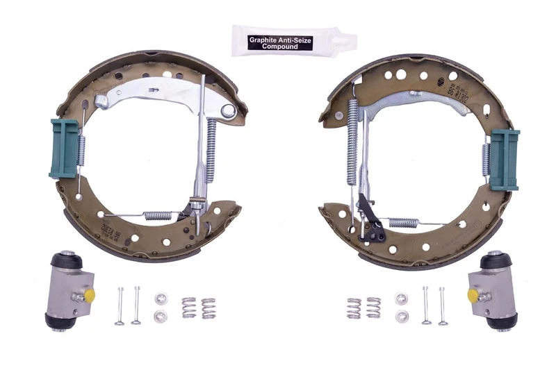 HELLA 8DB 355 005-121 Brake Shoe Set - R1302 - Brake System: Lucas - for e.g. PEUGEOT