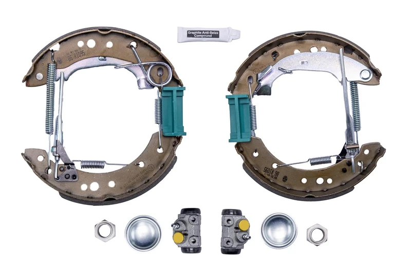 HELLA 8DB 355 004-731 Brake Shoe Set - R1095 - Brake System: Lucas - for e.g. CITROEN / PEUGEOT - Image 1