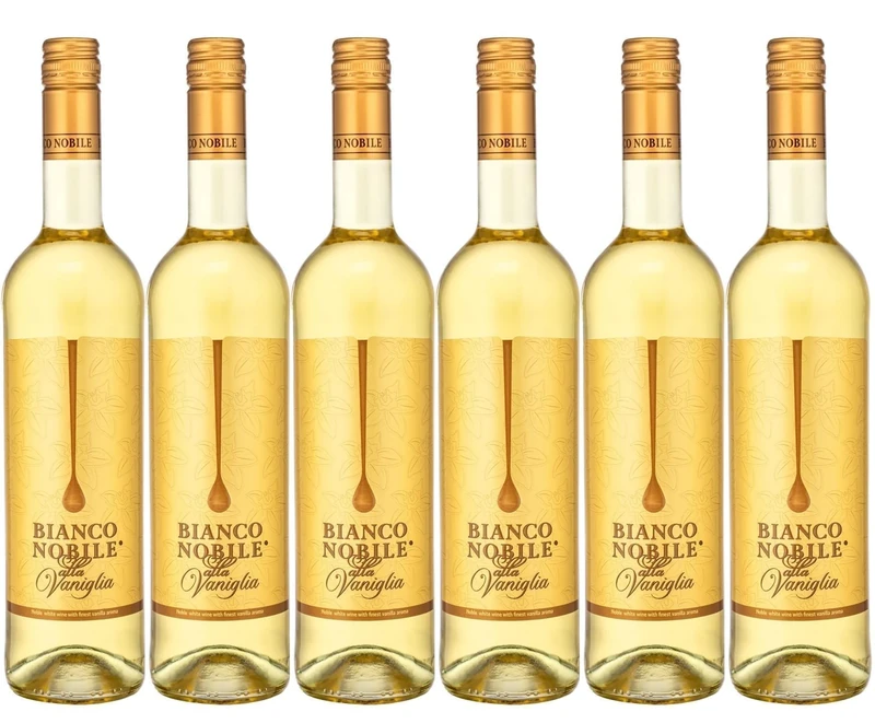 Bianco Nobile - Alle Vaniglia, Noble White Wine with fine Vanilla aromas (6 x 0.75 l)
