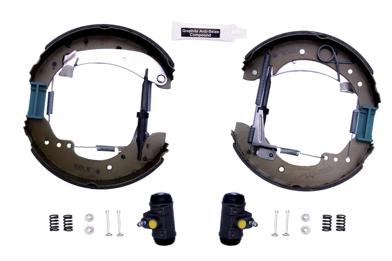 HELLA 8DB 355 004-231 Brake Shoe Set - R0635 - Brake System: Lucas - for e.g. FIAT