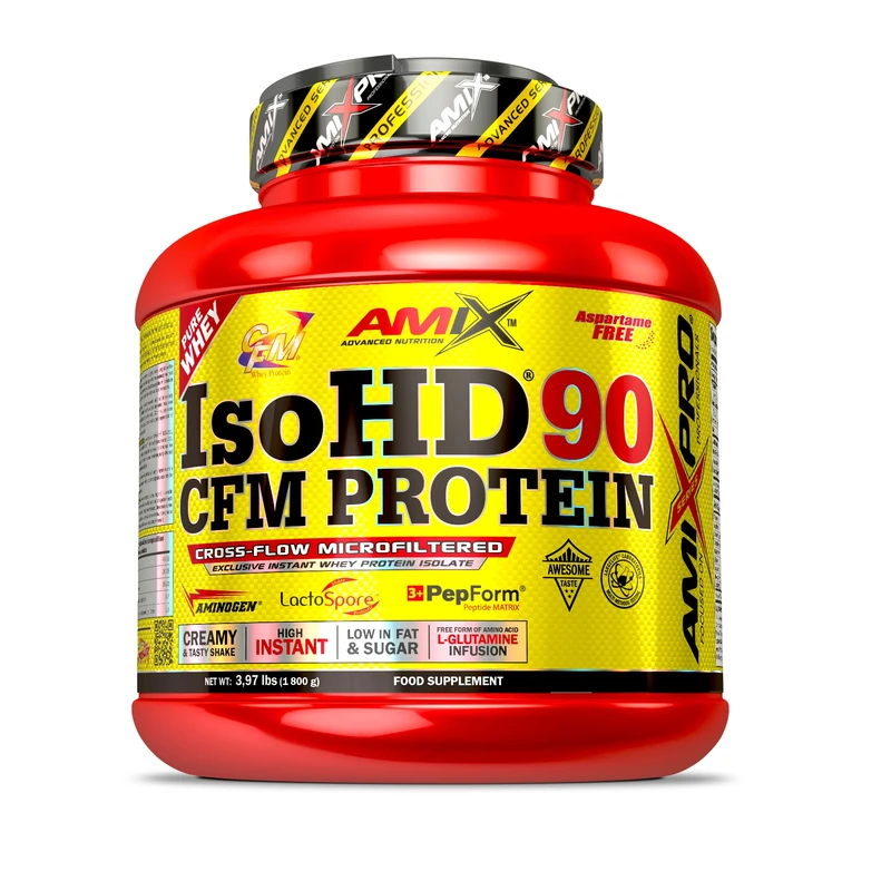 Amix Iso HD 90 Whey Protein Isolate Powder - 1.8 kg Vanilla