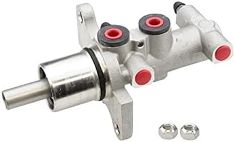 HELLA 8AM 355 504-371 Brake Master Cylinder - AM0437 - Brake System: TRW - for e.g. NISSAN / OPEL / RENAULT / VAUXHALL - Image 1