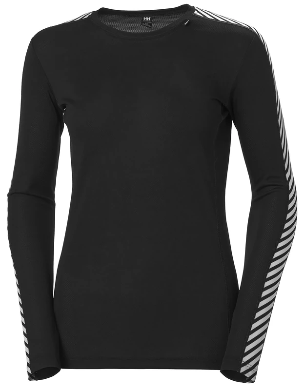 Helly Hansen Women's HH Lifa Crew Base Layer - Black, S