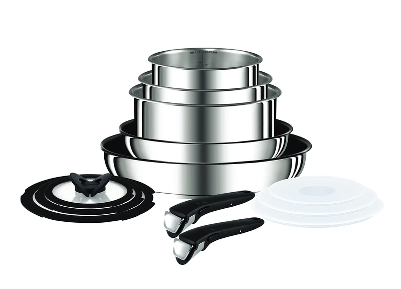 Tefal Ingenio Set, Stainless Steel, 13 Piece