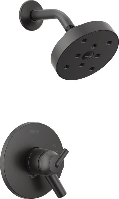 Delta T17259-BL Trinsic Monitor 17 Series Shower Trim, Matte Black