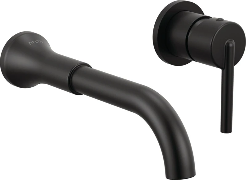DELTA FAUCET T3559LF-BLWL Trinsic Wall-Mount, Matte Black