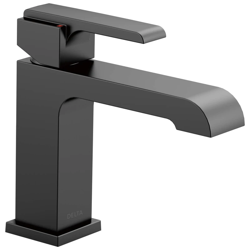 DELTA Faucet 567LF-BLMPU Ara Single Handle Lavatory Faucet, Matte Black