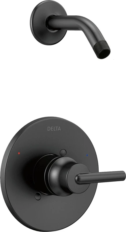 DELTA Faucet T14259-BLLHD Trinsic Monitor 14 Series Shower Trim-Less Head, Matte Black