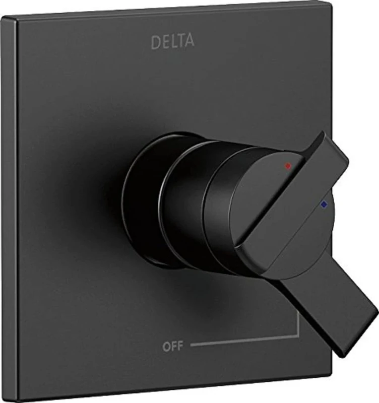 DELTA Faucet T17067-BL Ara Monitor 17 Series Valve Trim Only, Matte Black