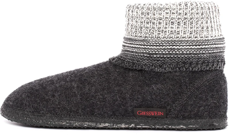 Giesswein Baumkirchen, Women’s Hi-Top Slippers, Grey (Anthrazit), 3.5 UK (36 EU)