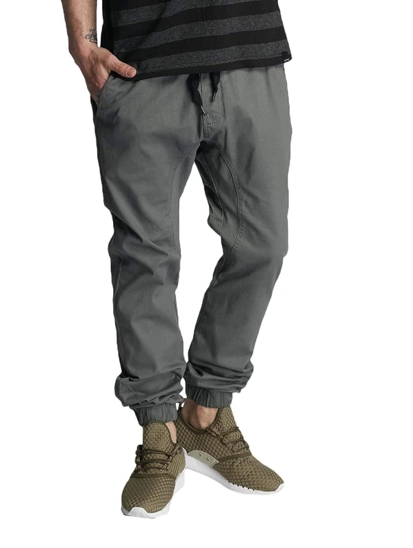 Southpole Men's Big and Tall Basic Stretch Twill Jogger Pants Casual, Dark Grey, 4X