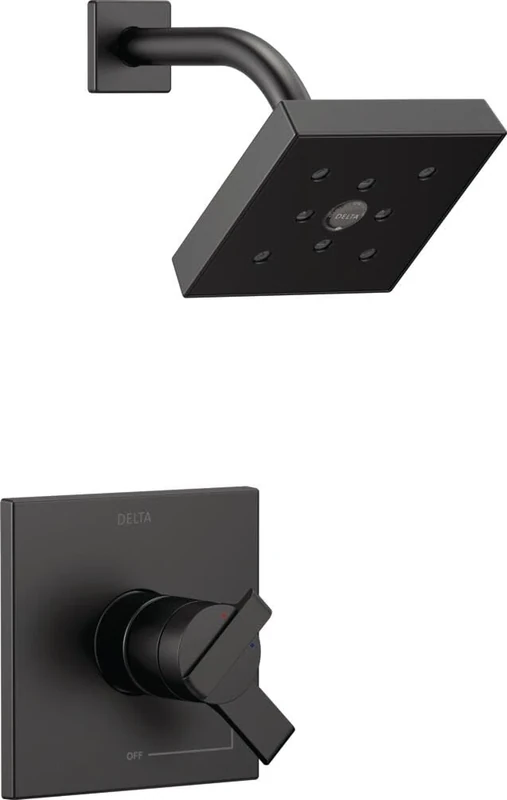 Delta T17267-BL Faucet Ara Monitor 17 Series Shower Trim, Matte Black