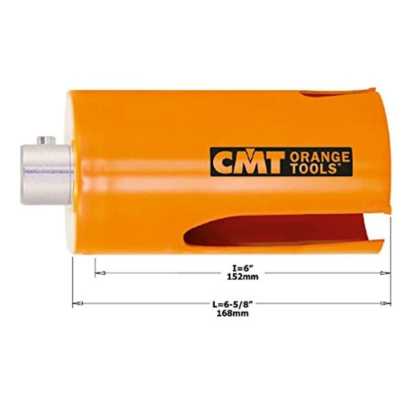 CMT 553-076 - Hole Saw Deep Cut Wood/Plastic Hw Z3 H=152 D=76 Rx