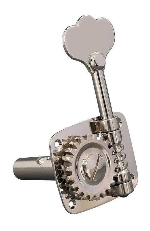 Rubner 140-111 Single Bass Mechanism for Double Bass Single, 4/4-3/4, 4-String, Nickel-Plated, Made in Germany