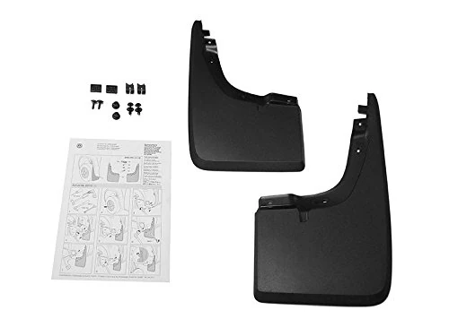Volkswagen 2H0075111D Front Mud Flaps Without Wheel Arch Extension (PR Code 6GA)