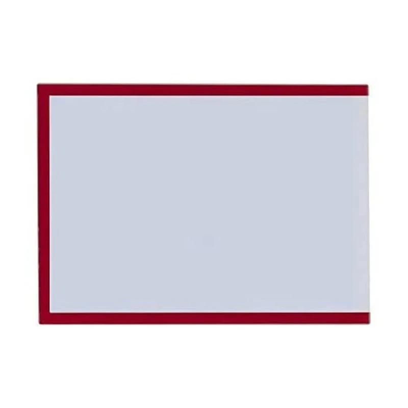 Bi-Office Adhesive Document Holder, Red, A4