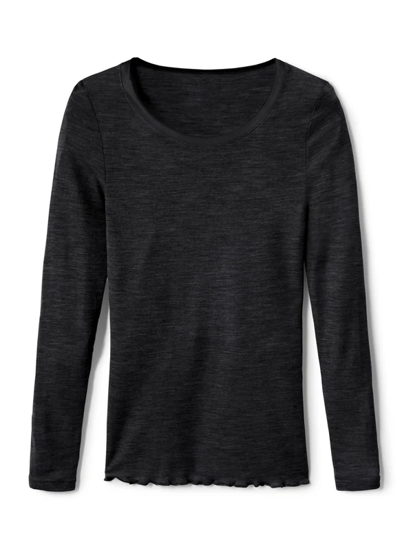 CALIDA Women's True Confidence Undershirt, Opaque, Ws Black, 40-42