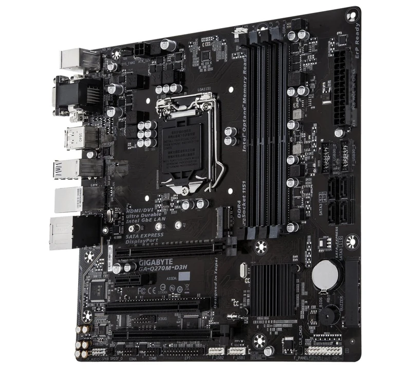 Gigabyte Q270 M Mainboard Black - Image 1