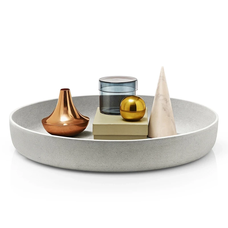 Decoration Bowl - Ø 50 cm - M MOON, Grey