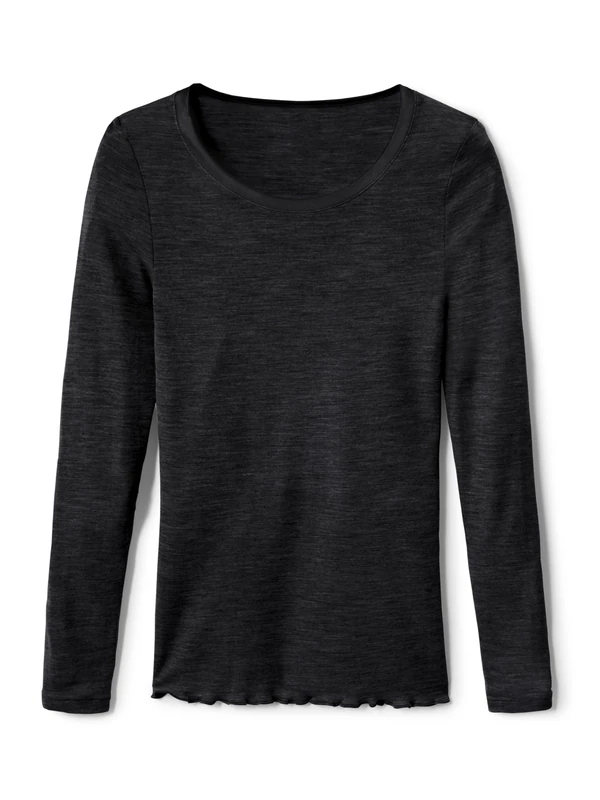 CALIDA Women's True Confidence Undershirt, Opaque, Ws Black, 48-50