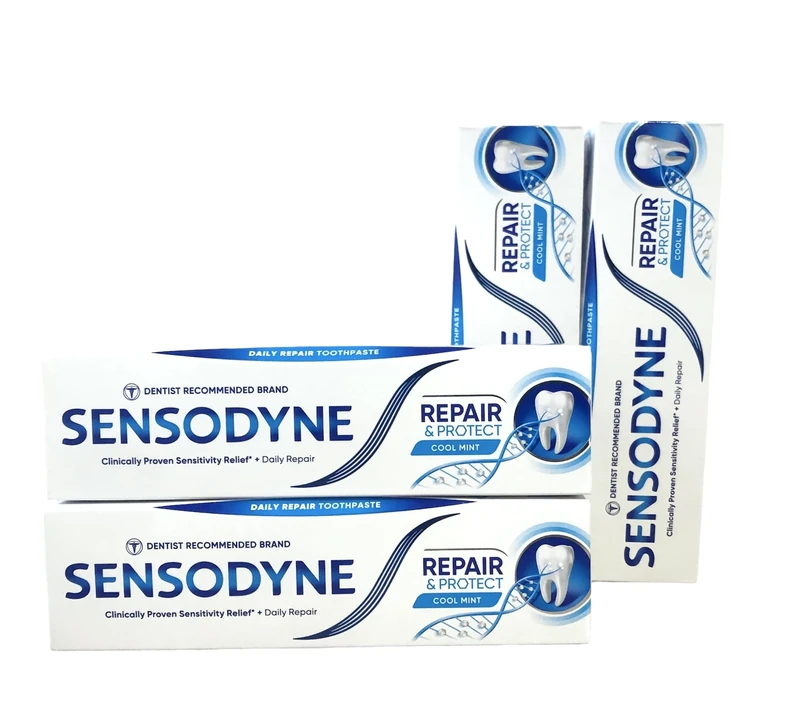 Sensodyne Repair and Protect Toothpaste - 4 Pack 75 ml Each for Sensitive Teeth