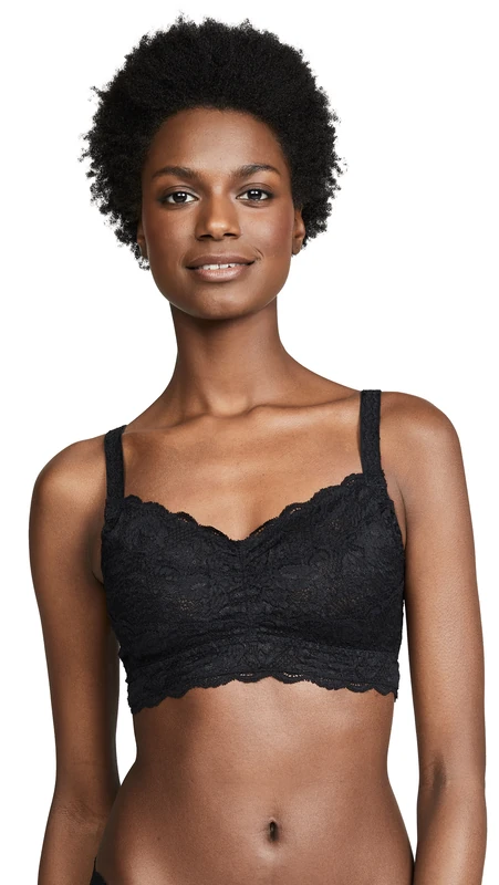Cosabella Women's Say Never Curvy Sweetie Bralette Bra, Black, Medium