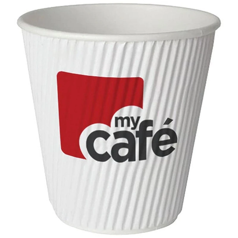 MyCafe 12oz Ripple Wall Hot Cups (500 Pack)