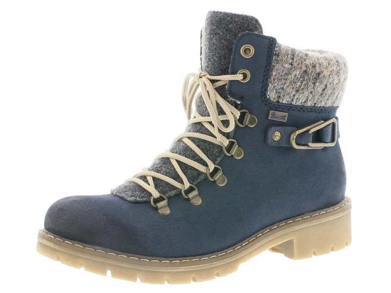 Rieker Women's Y9131 Fashion Boot, Blue, 3.5 UK