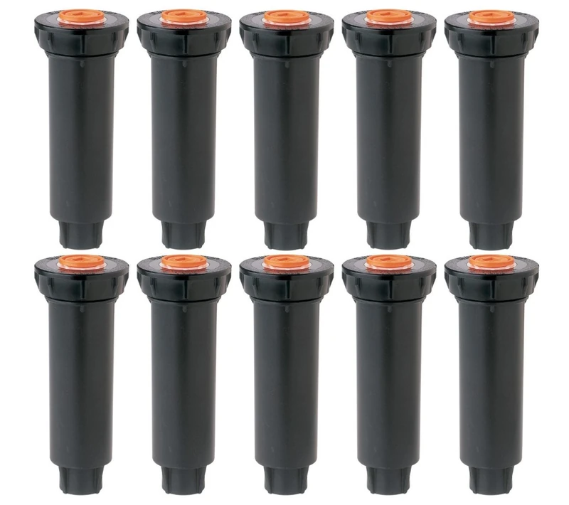 Rain Bird 1800 Series Pop-Up Sprinklers 10 PACK - Nozzles NOT included - RainBird 4" 1804 model pop up irrigation sprinkler for lawn, yard, garden, planter beds