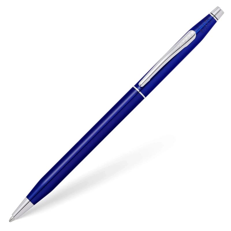 Cross Classic Century Translucent Ballpoint Pen - Translucent Blue Lacquer