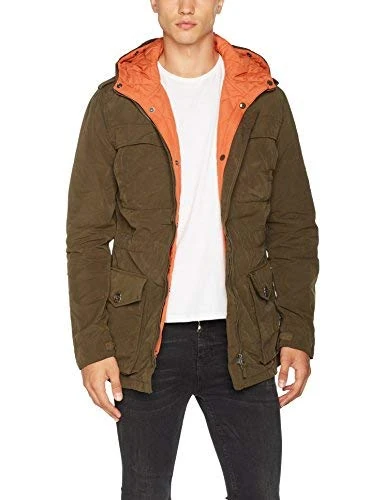 Pepe Jeans Men's BENJUI Jacket, Green (Combat Green), Large