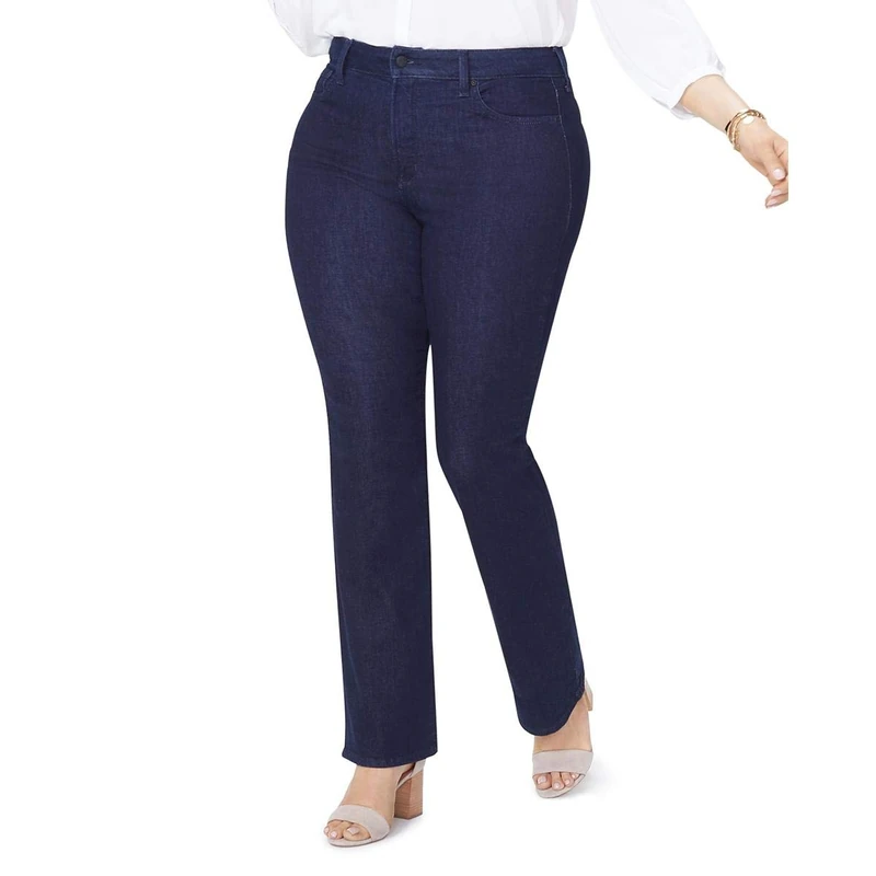 NYDJ Women's Plus Size Barbara Bootcut Jeans | Flare & Slimming Fit Pants, Rinse, 22