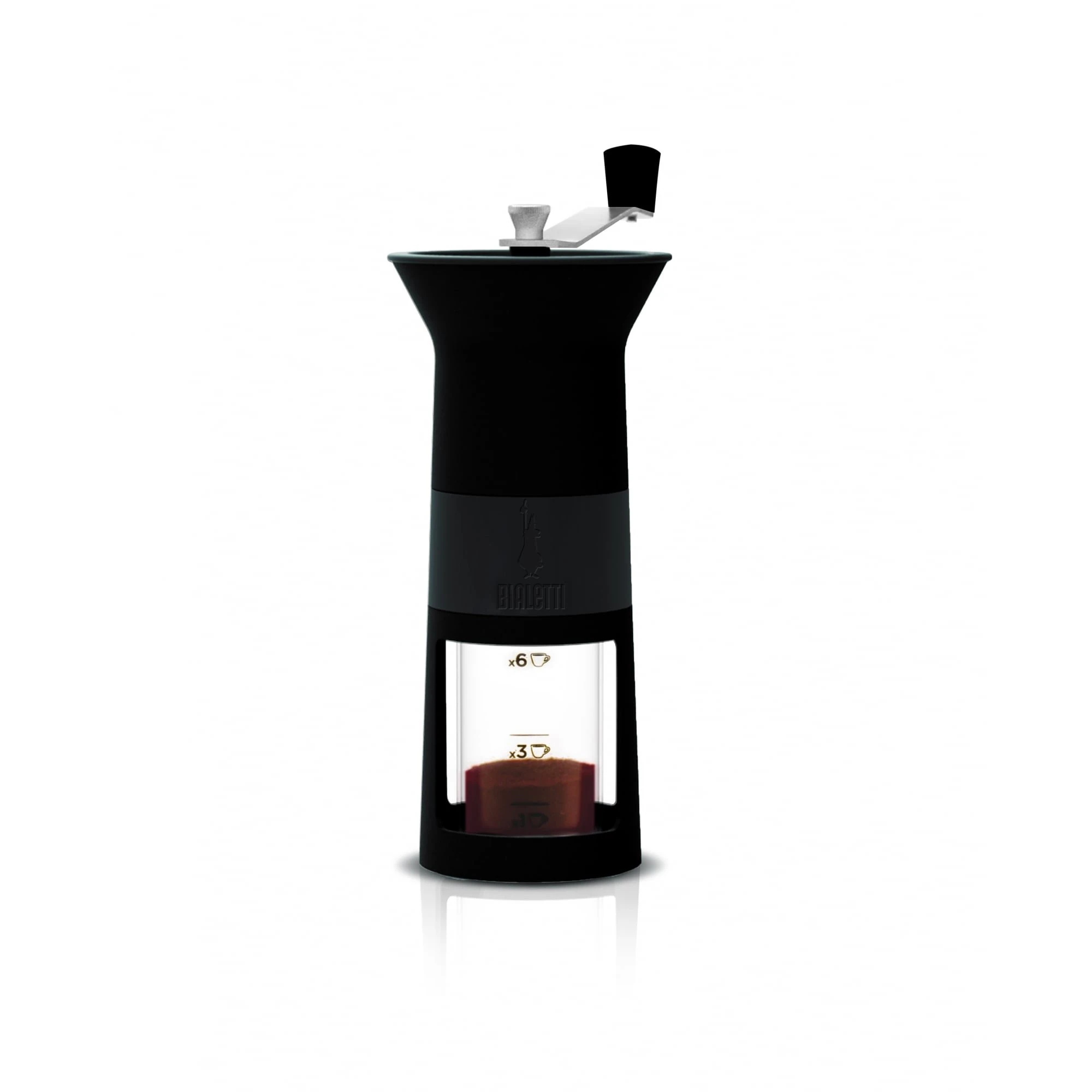 Bialetti Coffee Grinder 1-6 Cups, Black, 30 x 20 x 15 cm