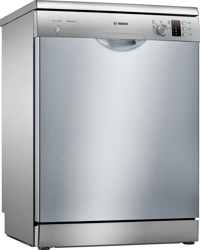 Bosch Dishwasher Free-Install, 60 cm, ActiveWater, Silent, Series 2, Stainless Steel, SMS25AI05E
