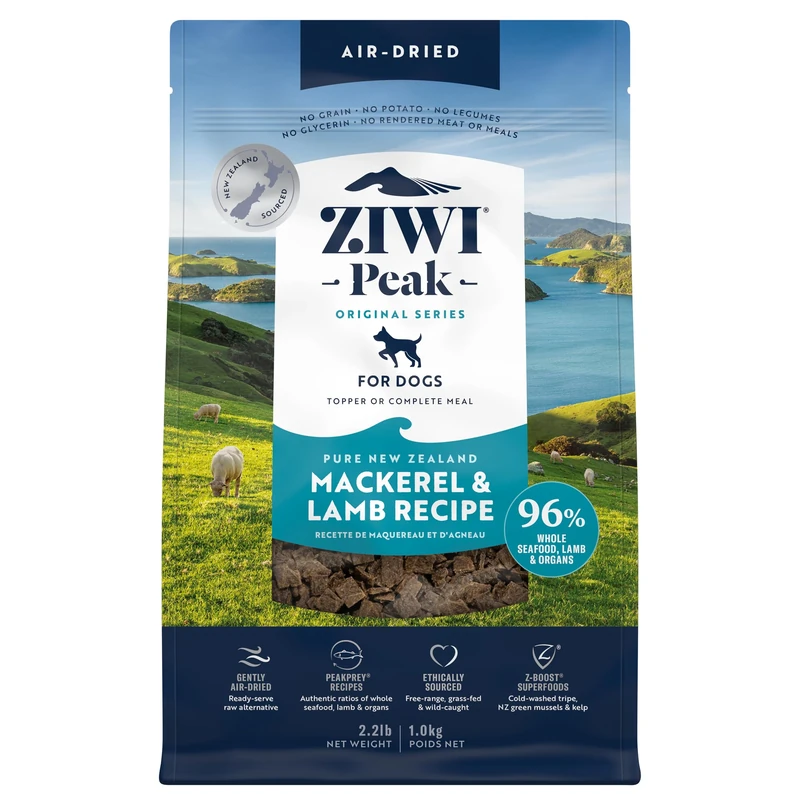 Ziwi Peak Daily Dog Cuisine Mackerel and Lamb Pouches, 1 kg