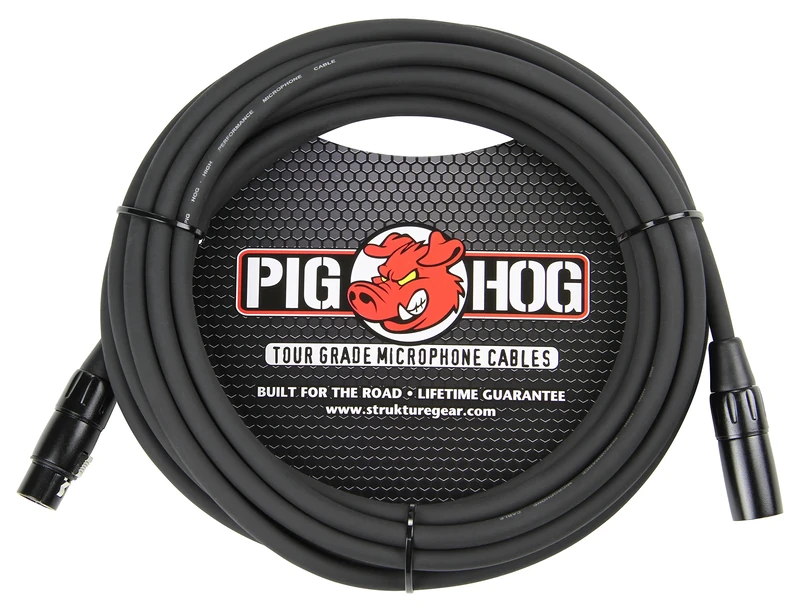 Pig Hog PHM30 High Performance 8mm XLR Microphone Cable, 30 Feet - Image 1
