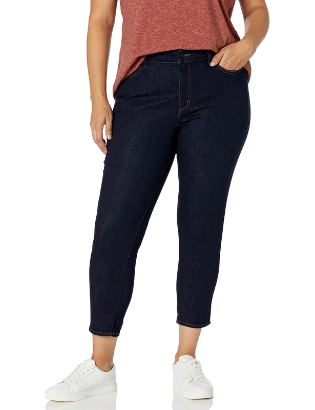 NYDJ Women's Plus Size Alina Ankle Jeans - Blue - 22