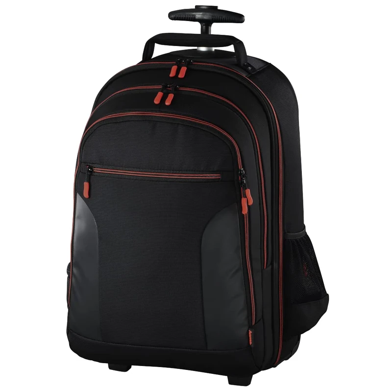 Hama Miami Trolley Case, Universal, Laptop Compartment, Black, Red - Image 1