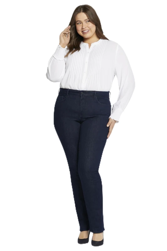 NYDJ Women's Plus Size Marilyn Straight Ankle Jeans | Slimming & Flattering Fit, Rinse, 20 - Image 1