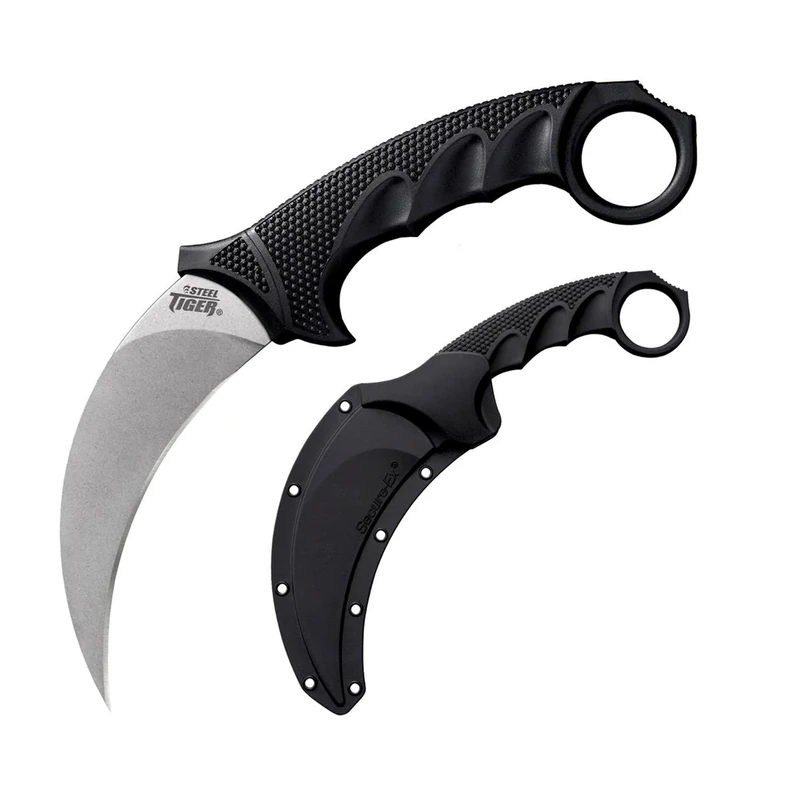 Cold Steel 1108085-SSI Tiger Fixed 4-3/4" Blade 8-3/4" Overall - multi, N/A - Image 1