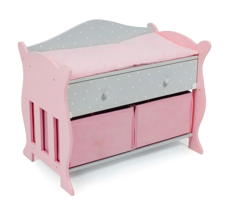 Bayer Chic 2000 Doll's Changing Table - Grey Puntos Grey