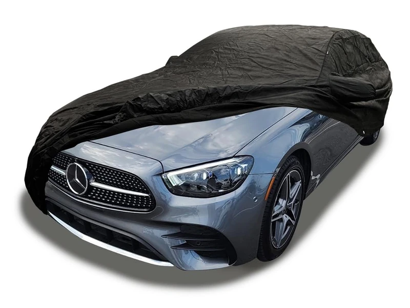Xtrashield Custom Fits 2006-2021 Mercedes Benz E Class Sedan E250 E320 E300 E350 E400 E450 E550 E43 E53 E63 E63S AMG Car Cover Black Covers MB E-Class